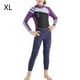 thumbnail image 2 of Niños con traje de baño redondo cuello redondo traje de baño una pieza traje de baño elástico para niñas nylon surfear ropa de baño para nadar buceo púrpura xl Inevent OD003305-14, 2 of 7