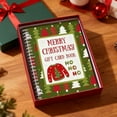 thumbnail image 6 of Christmas Gift Card Book, 5x7 Inch Personalized Card booklet for Merry Christmas, Spiral Bound Holder to Organize Greeting Cards from Family Friends,Space for up to 18 Ideal Xmas Gift（Clothes）, 6 of 14