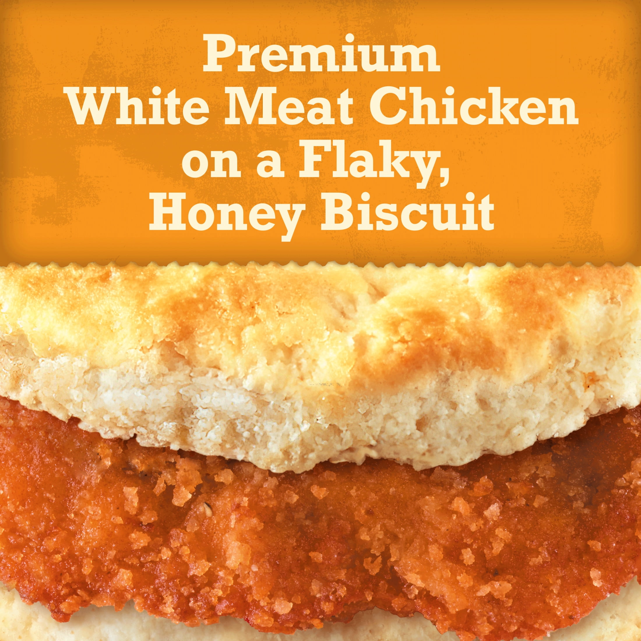 Jimmy Dean Frozen Breakfast Sandwich, Chicken Honey Biscuit, 4 Count