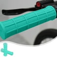 thumbnail image 3 of Rubber Handlebar Cover, Bike Handle Grip, Ergonomic Non-Slip Soft Rubber, Compatible with Mountain and Road Bicycles, Tricycles, Scooters, Easy Installation, 22.2mm Diameter, 3 of 7