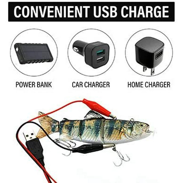 Ufish Robotic Swimming Fishing Lure, Electronic Live Bait, Bass Fishing  Lures, Rechargeable Wobbler