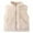 Beige, variant on Little Girls Boys Puffer Vest Zipper Pink Vests Puffy Sleeveless Vest 2T