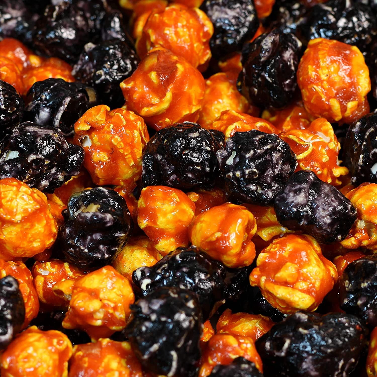 Spooky Pop Halloween Black & Orange Popcorn by It's Delish, 16 Oz Jumbo Container  Bulk Gourmet Air Popped Pop Corn Snack - Fruity Orange & Black Themed Candy Confetti  Parties, Events  Vegan,...