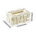 thumbnail image 3 of TIMIFIS Paper Utensils Tissue Box Household Toilet Face Towel Storage Box Wall-Mounted Living Room Coffee Table Desktop Paper Box Kitchen Gadgets, 3 of 6