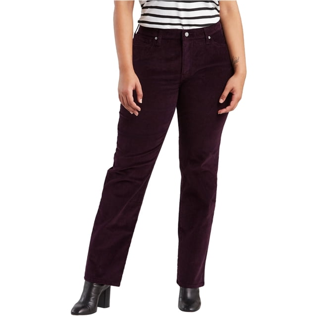 Levi's 414 Classic Straight Leg Jeans para Mujer, P?rpura, 24W Levis Pierna recta