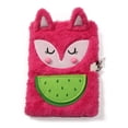 thumbnail image 1 of Cuaderno de animales de peluche para niña, diario con libro con candado, manos cálidas, invierno, 1 Uds., 1 of 5
