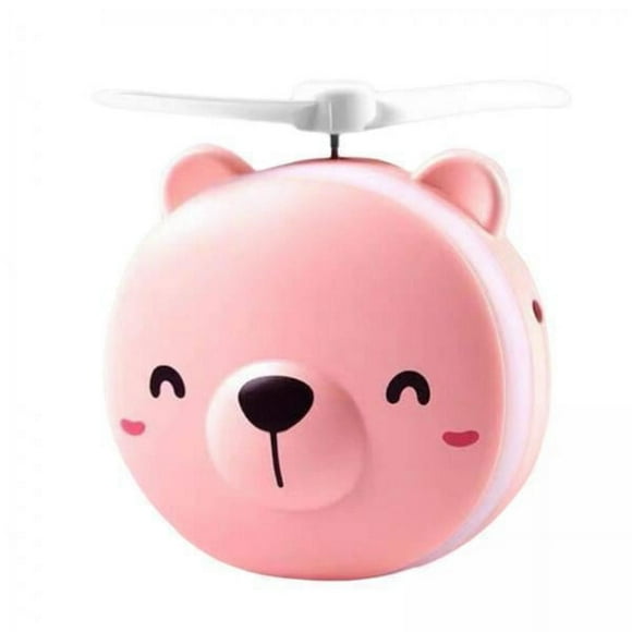 Espejo de maquillaje de viaje Strade Fareast Limited con ventilador Color rosa 8,5 x 3,5 x 9,5 cm