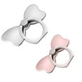 thumbnail image 4 of Destyer Unique Bowknot Shape 360 Degree Rotation 180 Degree  for Flip Phone Ring Grip Car Mount Tablet Holder No.03 1 Pc, 4 of 6