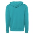 thumbnail image 2 of Canvas  Zip-up Polycotton Fleece Hooded Sweatshirt / Hoodie, 2 of 3