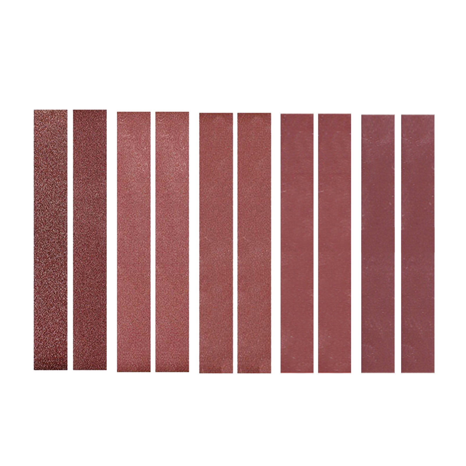 Romacci 30x300mm 10 Pack Sanding Belts 2 Each Of 120 240 400 800 1000 Grits Aluminium Oxide Sanding Belt Sandpaper Sander Paper For Belt Sander Red