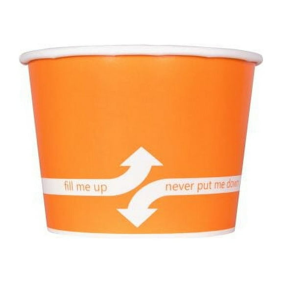 Karat 12oz Food Containers (100mm) - Orange - 1,000 pcs