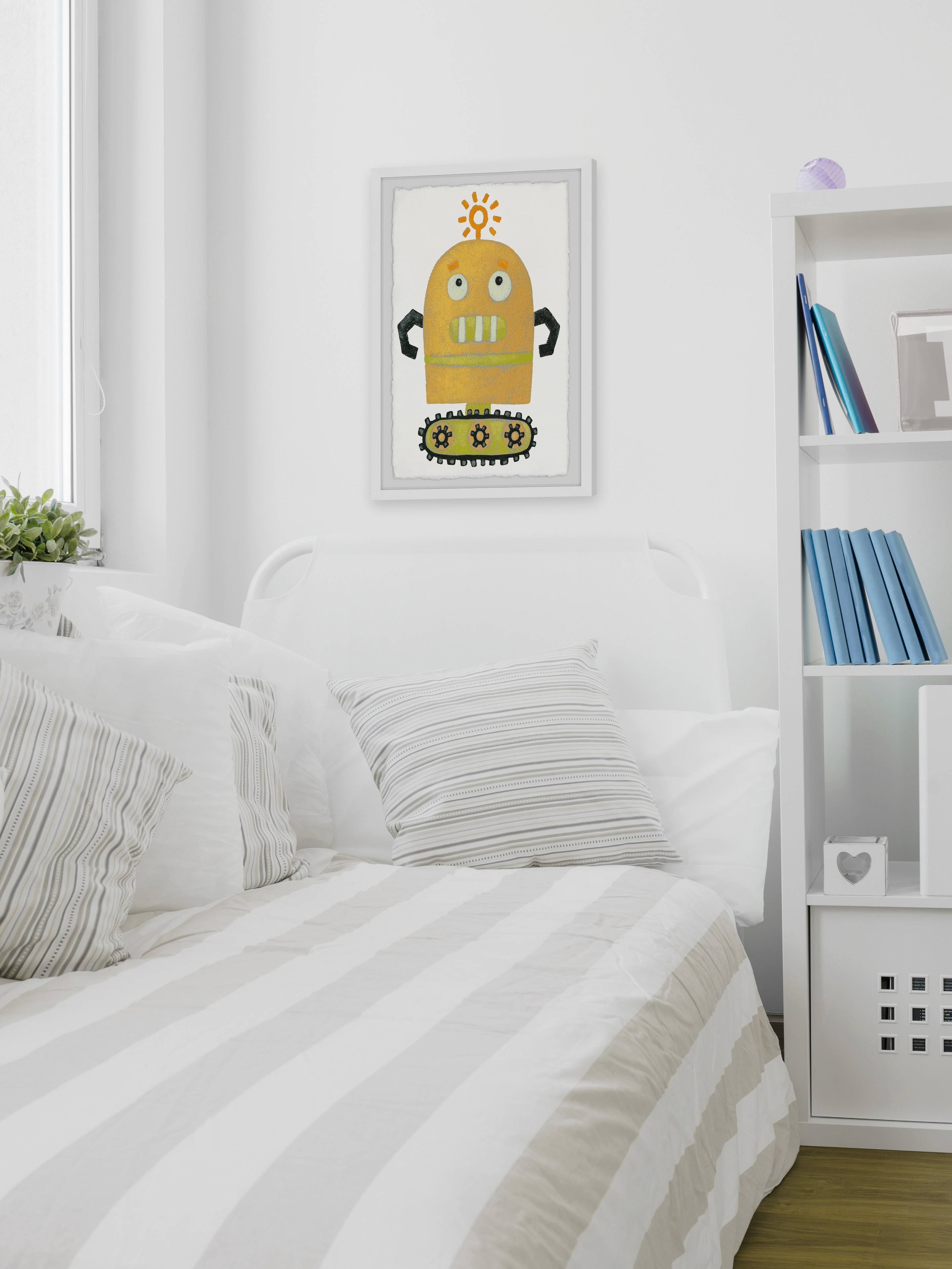 Marmont Hill Thinker Robot Framed Wall Art