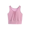 thumbnail image 2 of breaise Plus Size Tank Top for Women Full-Coverage Back Smoothing Wireless Bra Casual Solid Workout Shirt, 2 of 9