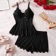 thumbnail image 6 of Womens Sweetness Cami Set Lace Camisole Lingerie Nightwear Sexy Pajamas Lounge Sets, 6 of 7