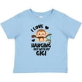 thumbnail image 3 of Inktastic Monkey I Love Hanging out with My Gigi Boys or Girls Baby T-Shirt, 3 of 5