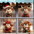thumbnail image 1 of Pegatinas Navideñas de Vacas | Decoración Navideña con Terneritos | Calcomanías Navideñas Extraíbles para El Hogar, La Habitación de Los Niños y La Oficina | Decoración Navideña con Animales, 1 of 6