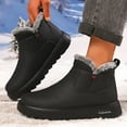 thumbnail image 6 of Gyexs Mens Snow Boots Waterproof Winter Shoes for Women 2025 Insulated Thermal Boots Outdoor Hiking Daily Wear Z02 Black Size 8.5, 6 of 9