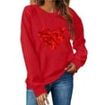 thumbnail image 3 of TaTaai Hoodies Shirts for Women Early Fall Long Sleeve Tops Vintage Graphic Outfits Tops Fashion Pullover Tees Gift, 3 of 6