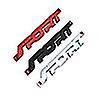 thumbnail image 1 of 3d Metal Sport Logo Emblem Badge Sticker Universal Car Trunk Fender Decal Accessories, 1 of 4