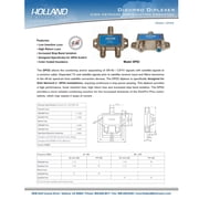 Holland Satellite Diplexer - US Satellite Providers Approved 2 AMP Version Antenna tv