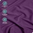 thumbnail image 2 of Bare Home Fitted Sheet - Premium 1800 Collection - Deep Pocket - Ultra-Soft Wrinkle Resistant - Twin, Plum, 2 of 7