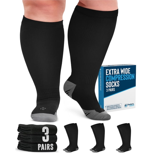 Calcetines de compresión Doctor's Select Plus, talla 20-30 mmHg 6XL