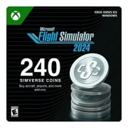Microsoft Flight Simulator 2024 - 240 Simverse Coins - Xbox One, Xbox Series X|S, Windows 10 [Digital]