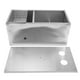 thumbnail image 4 of Trampa De Grasa De Filtración De 3 Etapas, Interceptor De Grasa De Acero Inoxidable Con Doble Orificio De 50x25 Cm Para Cocina, Restaurante, Hogar, Cocina, Restaurante, 4 of 14