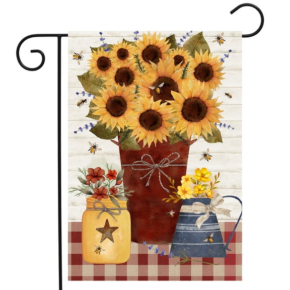 Briarwood Lane Summer Garden Flag 12x18 For Outdoor Farmers Market For Summer Garden Flag Flags For Outside