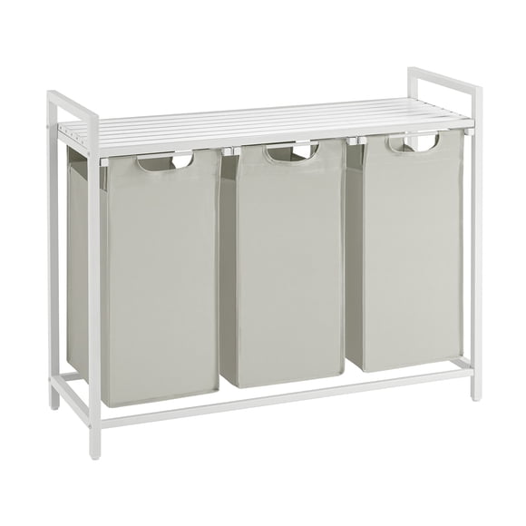 Clasificador de ropa Vasagle UBLH301W, 3 unidades, 38 litros, color blanco