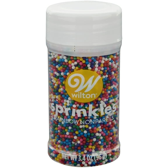 Wilton Nonpareil Sprinkles 3oz-Rainbow