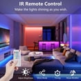thumbnail image 4 of Led Lights Strip for Bedroom,Led Lights for Bedroom 32.8FT Music Sync Color Changing Led Strip Lights with Remote and App Control RGB Strip for Room Home Party Decoration, 4 of 5