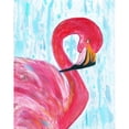 thumbnail image 3 of Cole, Jan 20x24 Black Modern Framed Museum Art Print Titled - Flamingo I, 3 of 5
