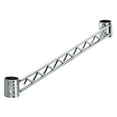 thumbnail image 1 of Wire Shelving Hang Rail - 18 in. - Chrome, 1 of 1
