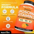 thumbnail image 3 of Nutrivein Liposomal Vitamin C Supplement - Immune Support, Vegan - 180 Capsules, 1650 mg, 3 of 8