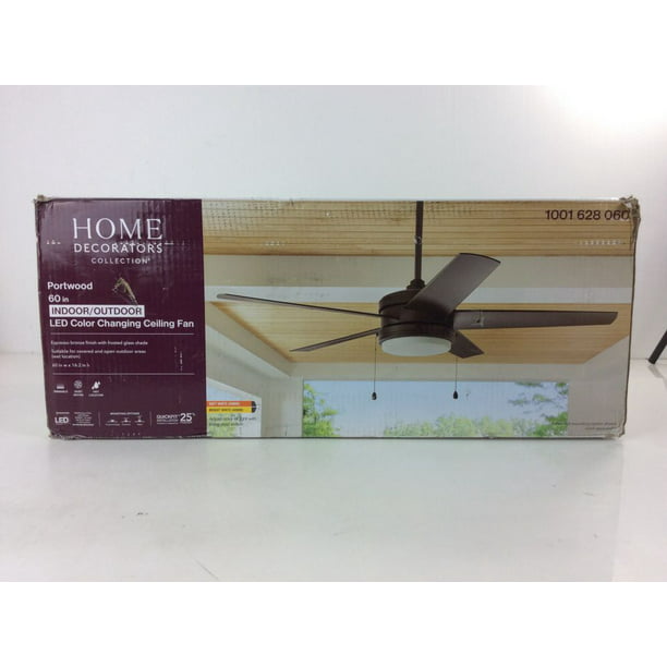 Home Decorators Collection Portwood 60, Outdoor Ceiling Fan Box