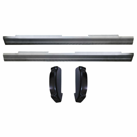 Slip-on Rocker Panel & Cab Corner Kit. Fits 07 Chevrolet Pickup 2007 Classic 4 Door Crew Cab, 99-06 GMC Pickup Sierra 4 Door Crew Cab and fits more vehicles listed below.