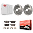 thumbnail image 1 of Transit Auto Rear Disc Brake Rotors and Semi-Metallic Pads Kit for Car 2009-2014 Acura TL K8F-101894, 1 of 11