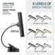 thumbnail image 3 of Professional Musician Super Bright 19 Led Music Stand Light, Clip On Orchestra Piano Lights, 9 Levels Dimmable Rechargeable, 3 of 5