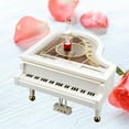 thumbnail image 4 of GOOHOCHY 1Set Rectangular Clockwork Music Box in White for Home Decoration and Giving, 4 of 8