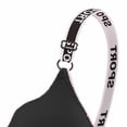 thumbnail image 4 of EaskTriop Wireless Bras for Women - Seamless Ribbed Push Up Bralette No Underwire Supportive Everyday Comfort T-Shirt Bra Letter Print, 4 of 6