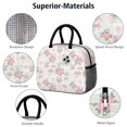 thumbnail image 4 of Womens Pioneer Flower Floral Print Pattern Lunch Box for Work,Insulated Lunch Bag for Women,Loncheras Para Mujer,Leakproof Adult Lunch Bag for Work,Beach,Travel,Picnic,Camping, 4 of 6
