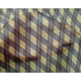 thumbnail image 4 of oneOone Silk Tabby Gray Fabric Argyle Check Sewing Material Print Fabric By The Yard 42 Inches Wide, 4 of 4