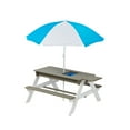 thumbnail image 2 of Cedar Wood Table with Umbrella / Safe and Enjoyable Outdoor Experience for Kids, 2 of 6
