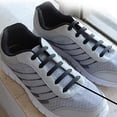 thumbnail image 2 of 12 Uds. Cordones Sin Atar, Cordones Elásticos para Y Adultos para de Deporte, Cordones Coloridos de Silicona Sin Cordone Negro Macarena No atan los cordones de los zapatos Los adultos de los niños, 2 of 3