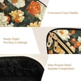 thumbnail image 5 of FORMRS Makeup Bag Travel Cosmetic Organizer for Women Fold Flat Zipper Pouch with Handle, Bright Floral, 5 of 8