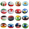 thumbnail image 2 of 70 styles Polandball Pendant Country Balls 10cm Country Ball Plush Toys Countryball Stuffed Doll Toy Christmas Gift for Kids, 2 of 5