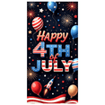 thumbnail image 3 of Patriotic Design Happy 4th of July Balloon Banner Fireworks Decoration Red White Blue Stars for Independence Day Celebration Outdoor Party Indoor Event, 3 of 8
