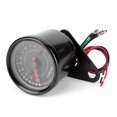thumbnail image 3 of Universal 12V Vintage Motorcycle Tachometer Gauge LED Backlight Auto Accessory Black, 3 of 5