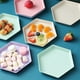 thumbnail image 4 of Yhmxh Utensilios de cocina Juego de cubiertos de 10 piezas con bandeja de 16 cm y tazón para aperitivos y frutas. Ideal para restaurantes, tiendas de alimentación, comedores, etc., 4 of 6